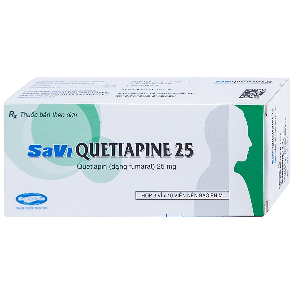 Savi Quetiapine 25 mg