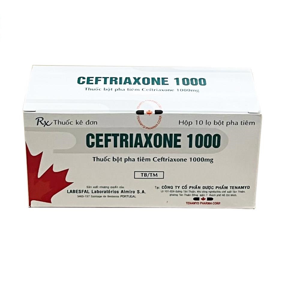 CEFTRIAXONE 1000 TENAMYD