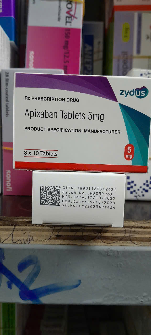 Apixaban 5mg Zydus