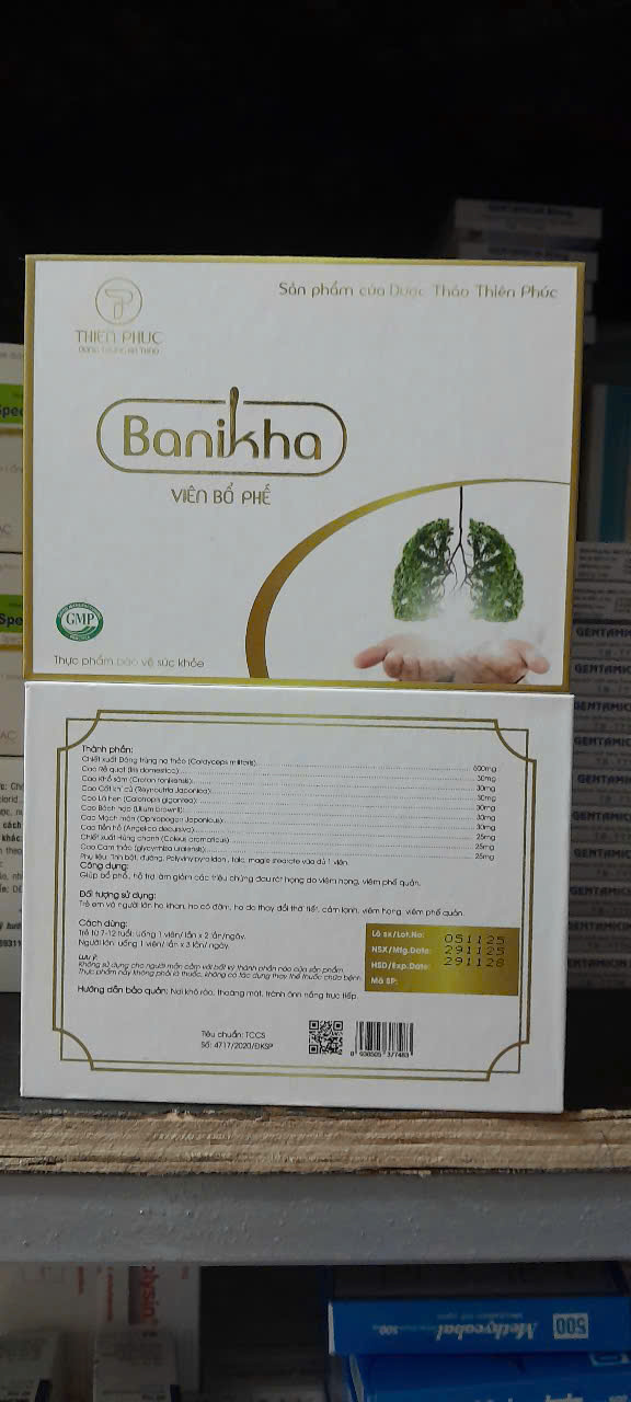 Viên Bổ Phế Đông Trùng Hạ Thảo Banikha