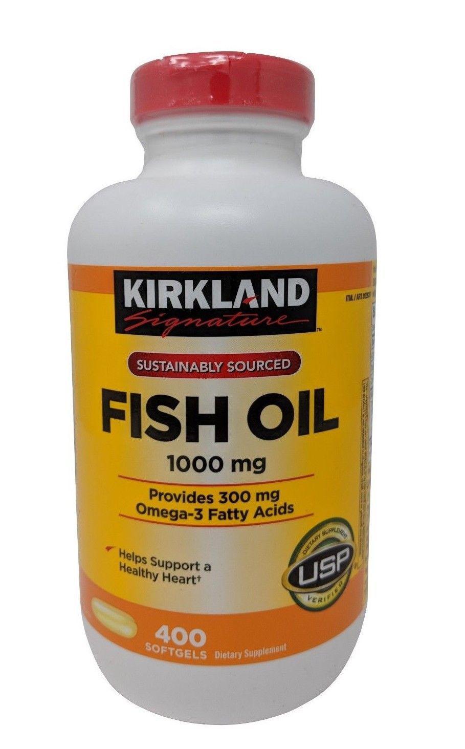 Fish Oil Kirkland 1000mg 400 viên