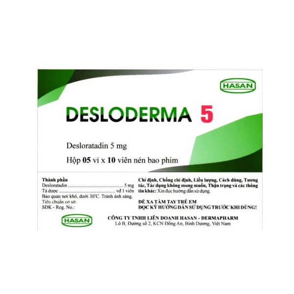 Desloderma 5mg (50 viên)