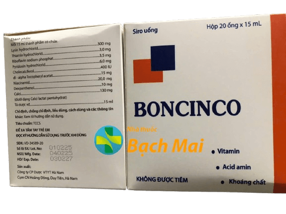 Boncinco ống 15ml