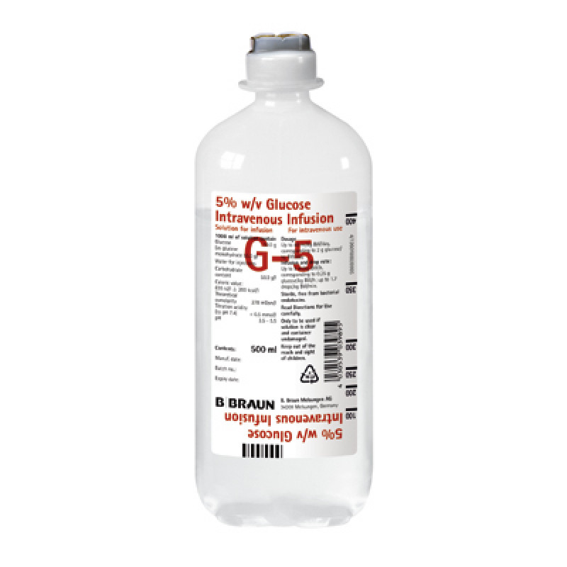 Glucose 5% 500ml BBraun