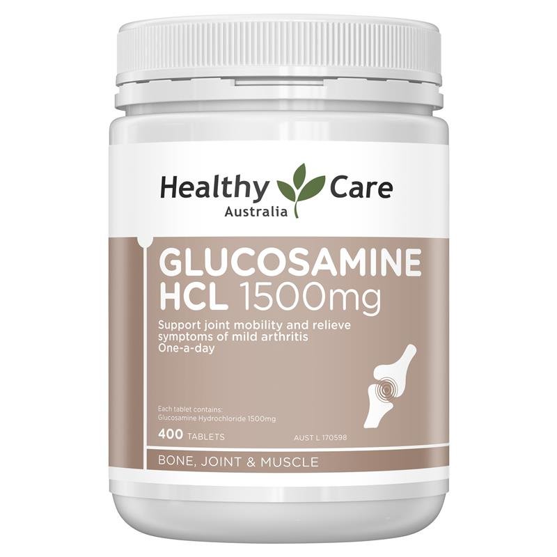 Glucosamine HCL 1500mg Healthy Care 400 viên