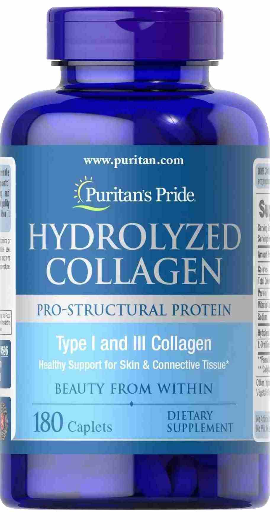 Puritan's Pride Hydrolyzed Collagen 1000mg 180 viên