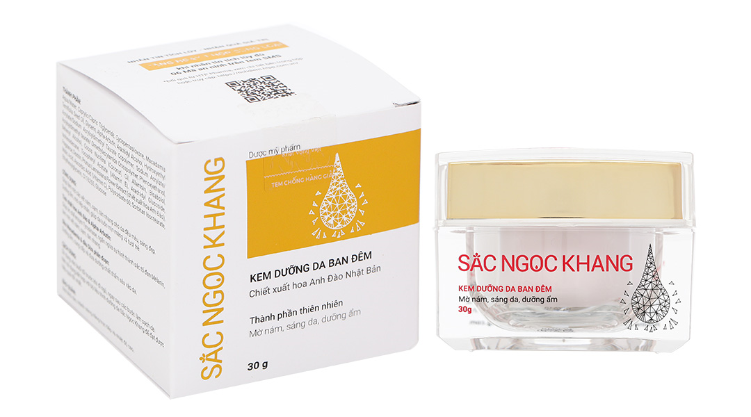 Kem dưỡng da ban đêm Sắc Ngọc Khang 30g