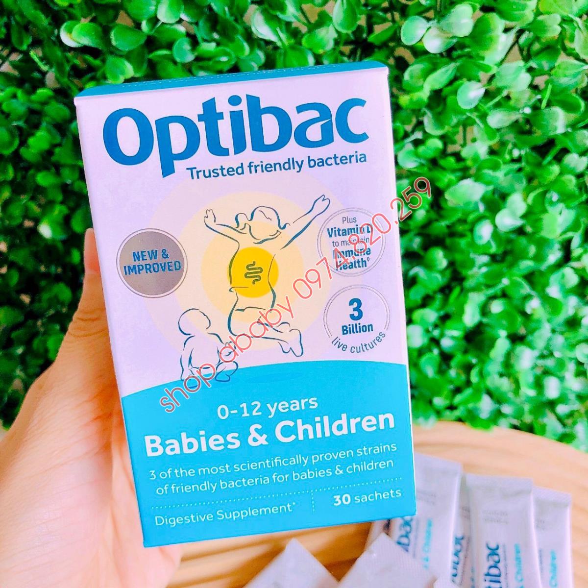 Optibac Babies & Children 0-12 tuổi