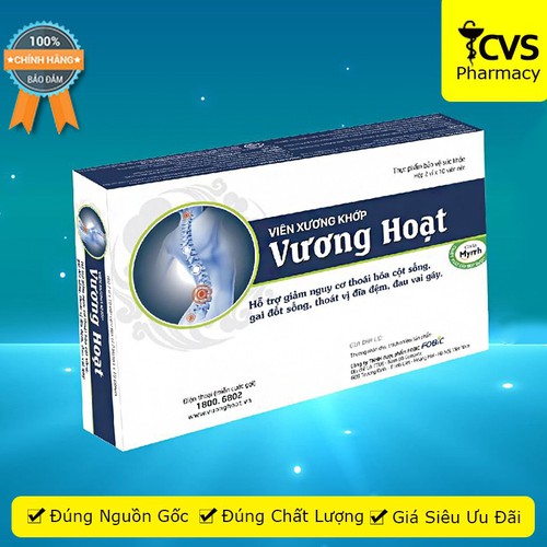 Vương Hoạt dạng vỉ 20 viên