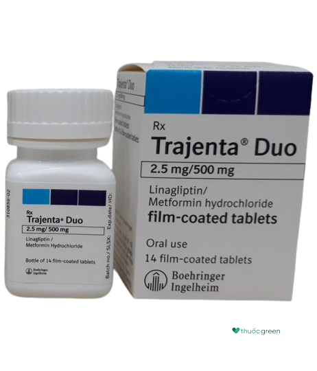 Trajenta Duo 2.5/500mg (Lọ 14 viên)