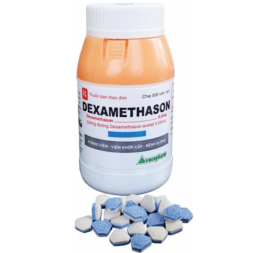 Dexamethason 0.5mg Vacopharm (500 viên)