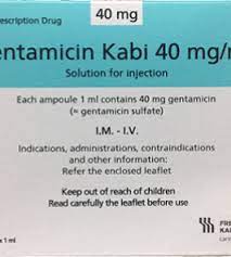 Gentamicin Kabi 40mg/ml