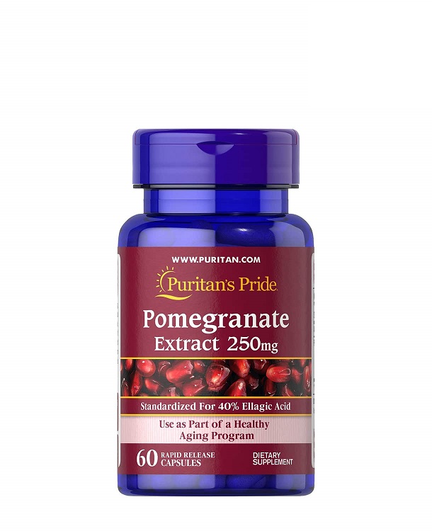 Tinh chất lựu Puritan’s Pride Pomegranate Extract 250mg 60 Capsules