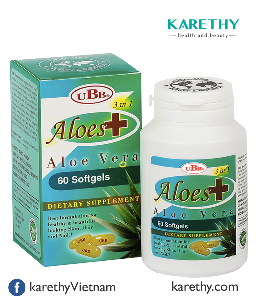 UBB® Aloes+ Aloe Vera (60 viên)