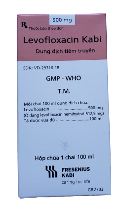 Levofloxacin Kabi 500mg/ml