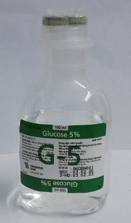 Glucose 5% 100ml Kabi