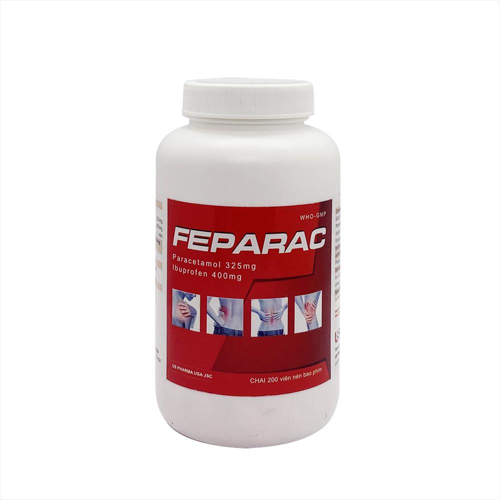 FEPARAC – USP (Chai 200 viên)