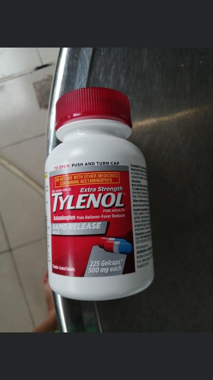 Tylenol 500 mg 225 viên