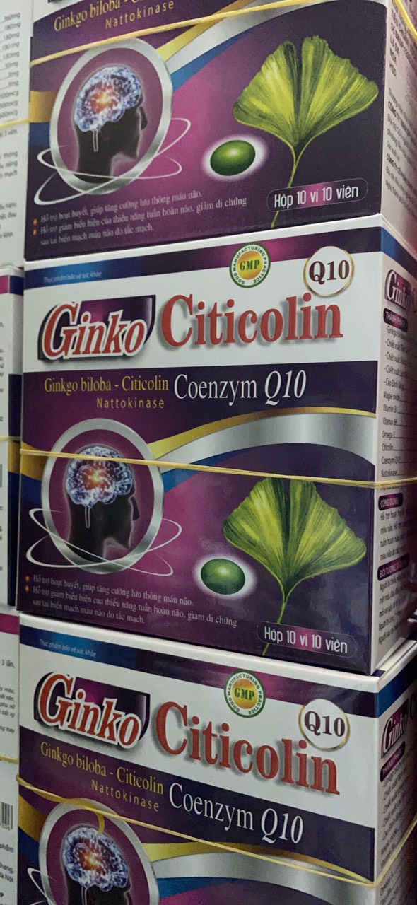 Ginko Citicolin Coenzyme Q10