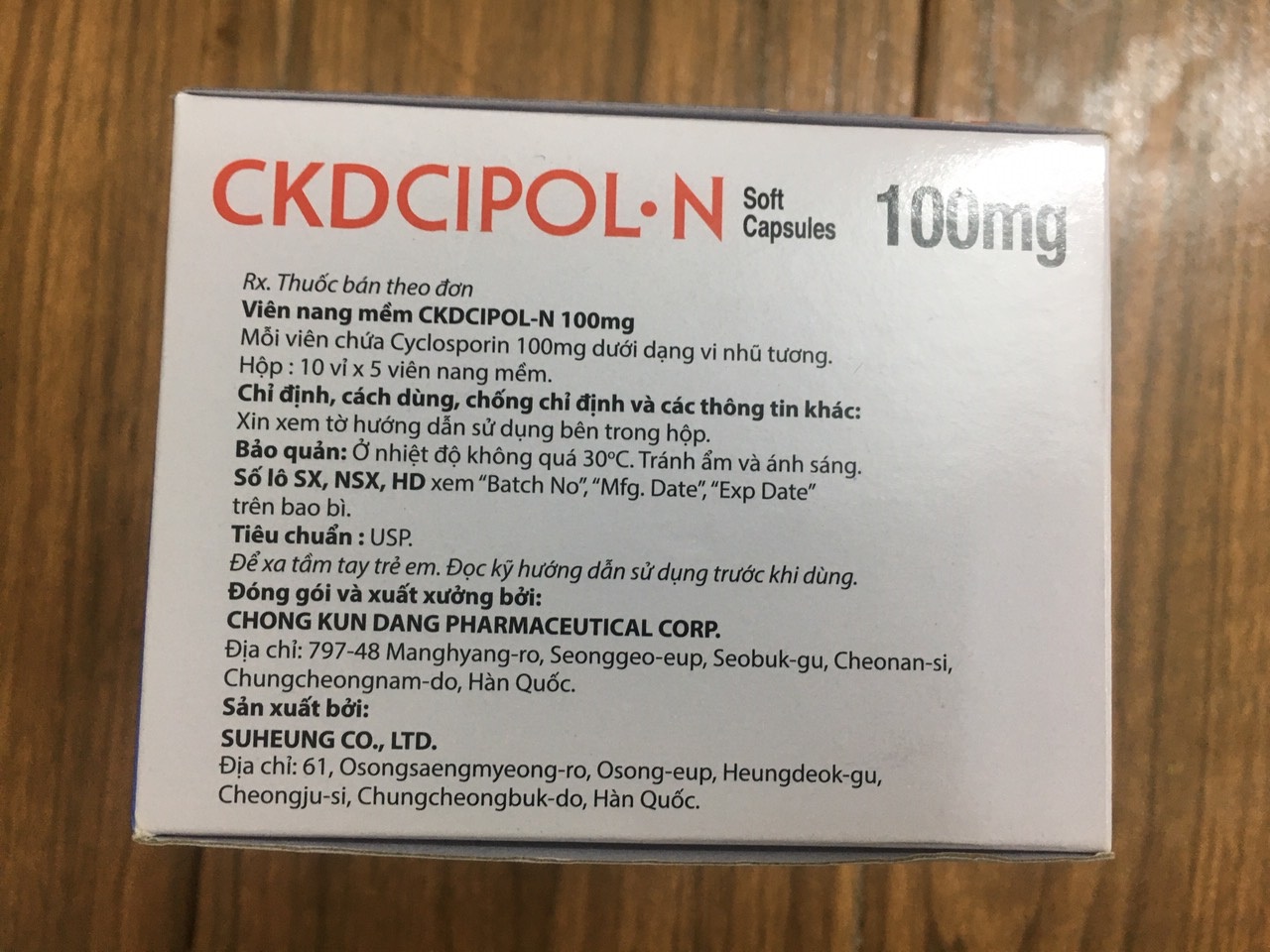 Ckdcipol - N 100mg