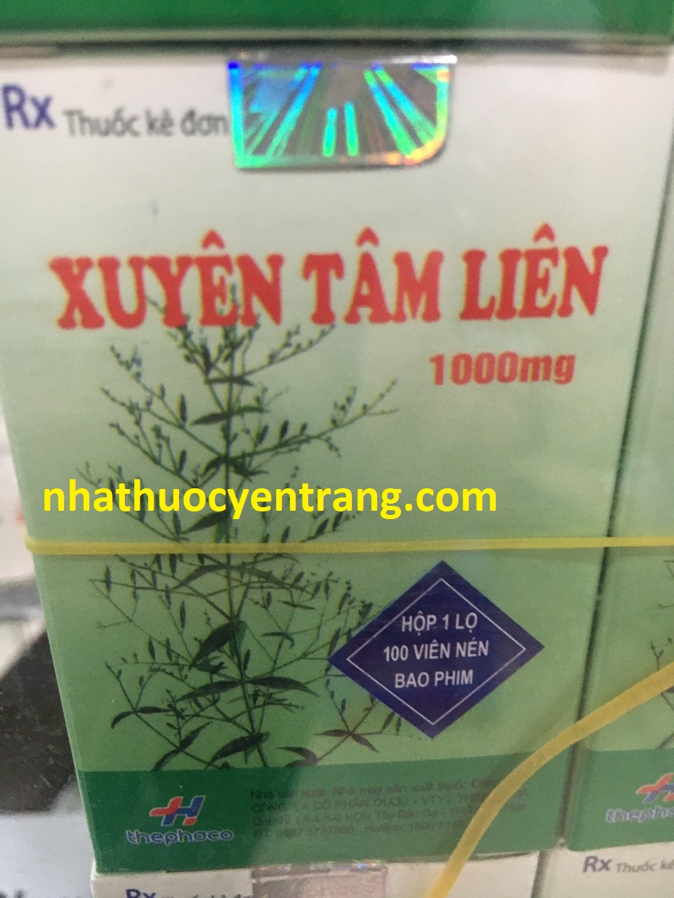 Xuyên Tâm Liên 1000mg