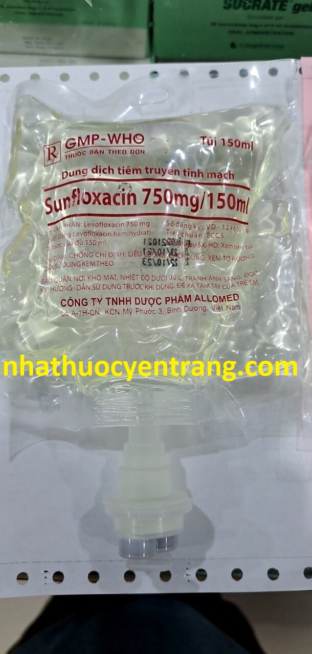 Sunfloxacin 750mg/150ml