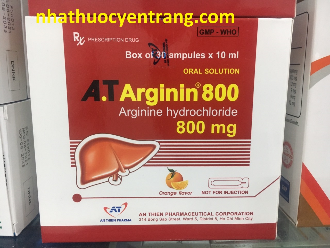 A.T Arginin 800mg