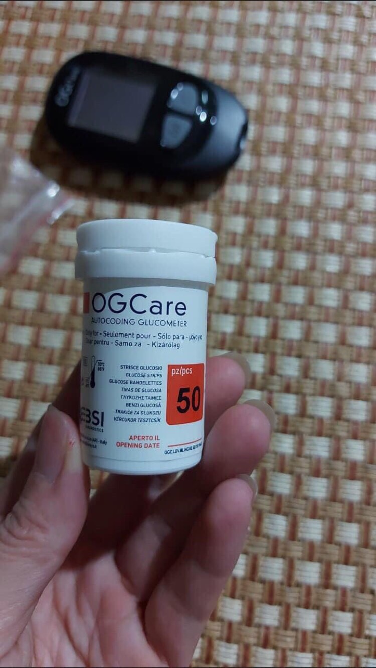 Que thử tiểu đường OG Care (25 que)