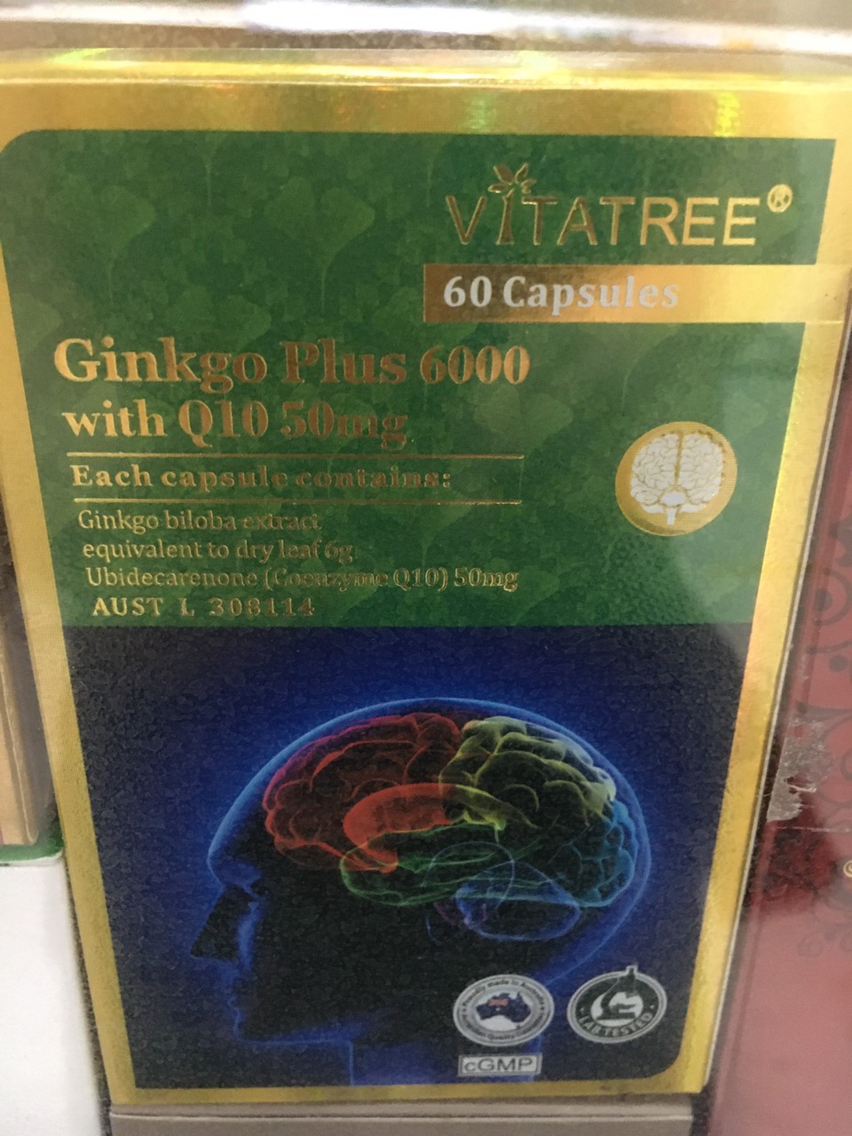 Vitatree Ginkgo Plus 6000 With Q10 50Mg 60 Viên