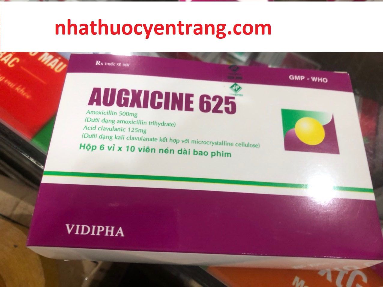 Augxicine 625mg (60 viên)