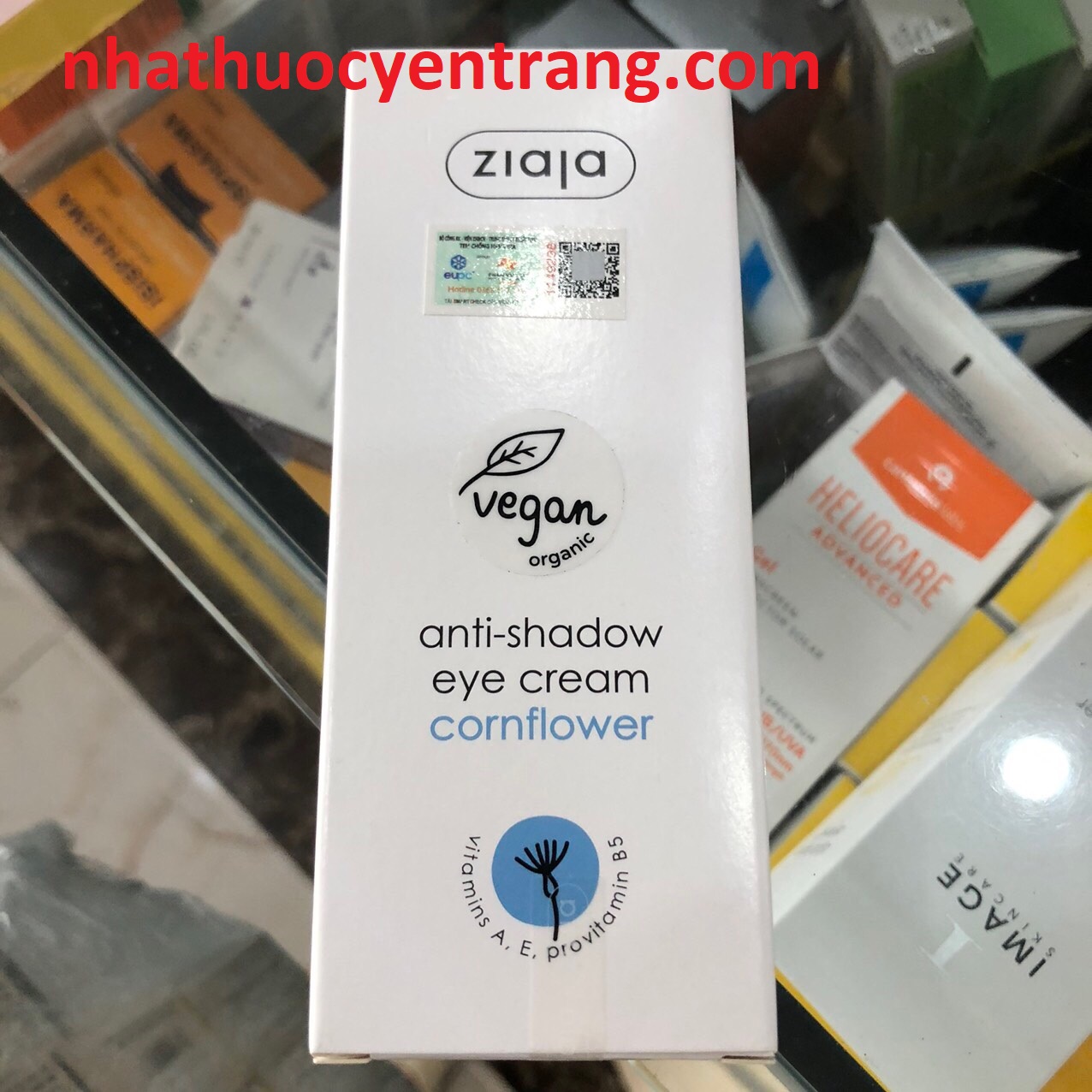 Kem Chống Thâm Quầng Mắt Ziaja Anti-Shadow Eye Cream 15ml