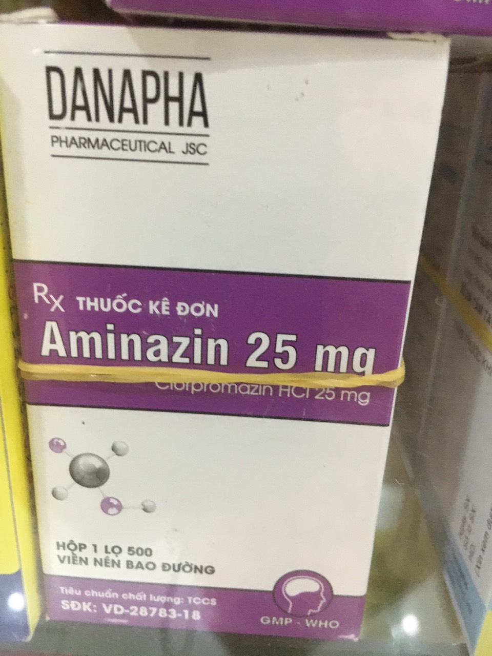 Aminazin 500 viên Danapha
