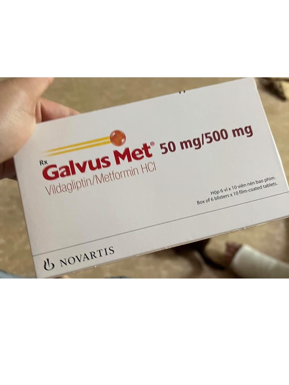 Galvus Met 50/500mg