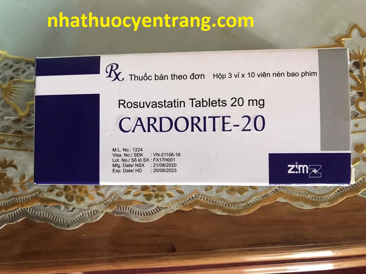 Cardorite 20mg