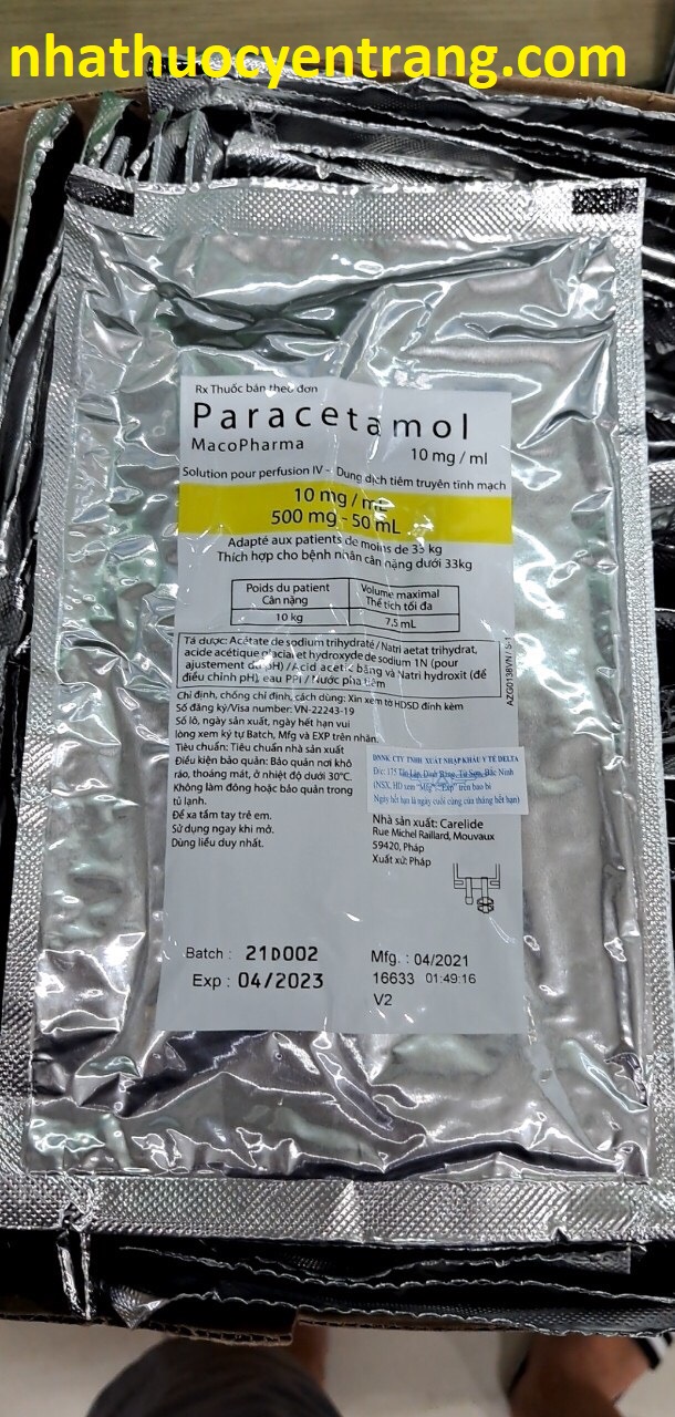 Paracetamol 500mg/50ml