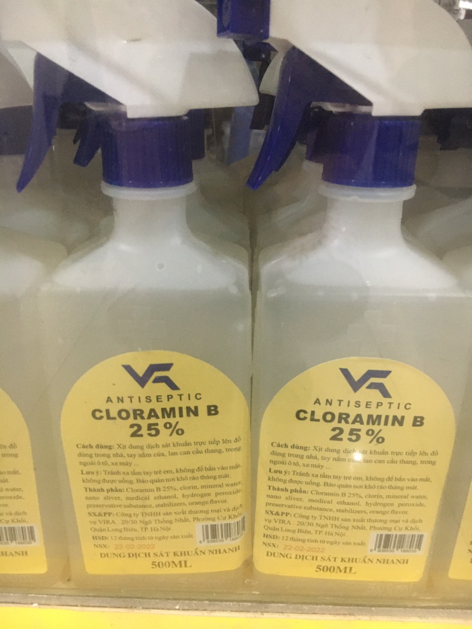 Cloramin B 25% chai 500ml