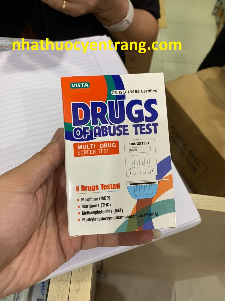 Que thử ma túy 4 chân Drugs of Abuse Test