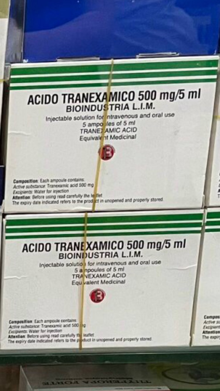 Acido Tranexamico 500mg/5ml