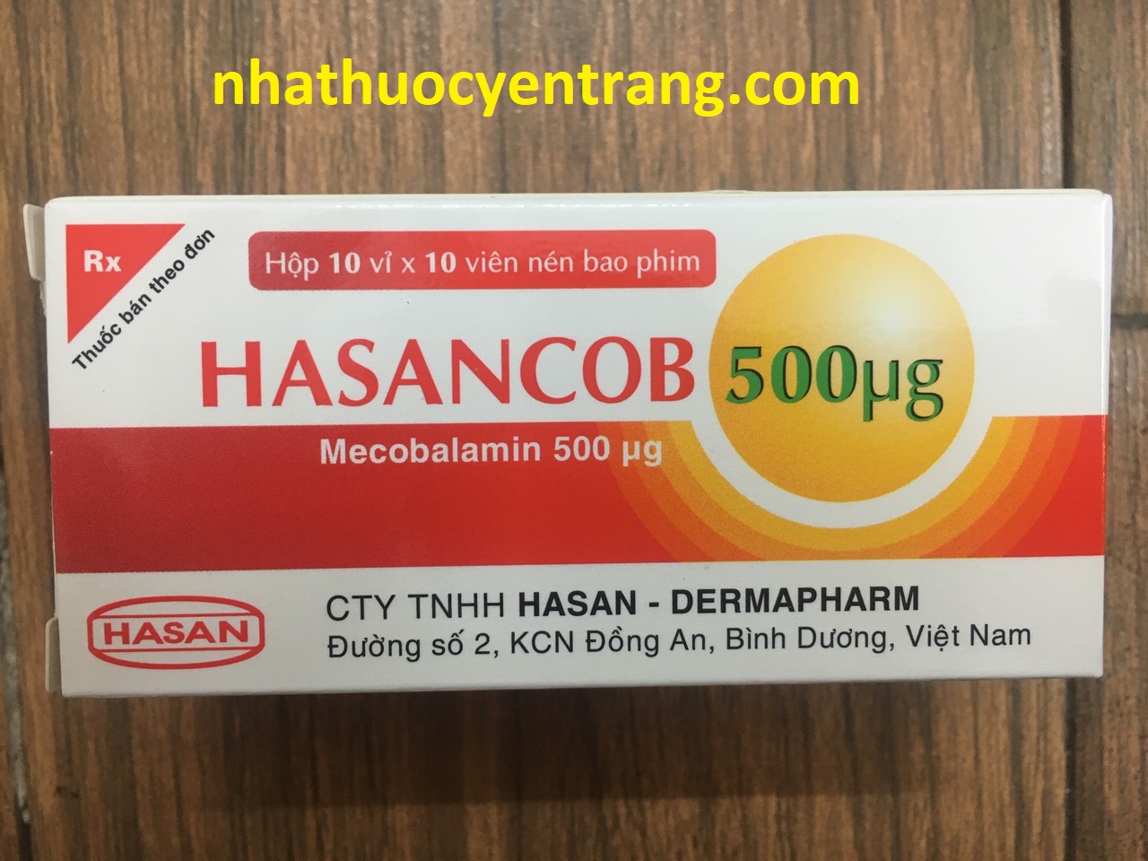 Hasancob  500mcg (100 viên)