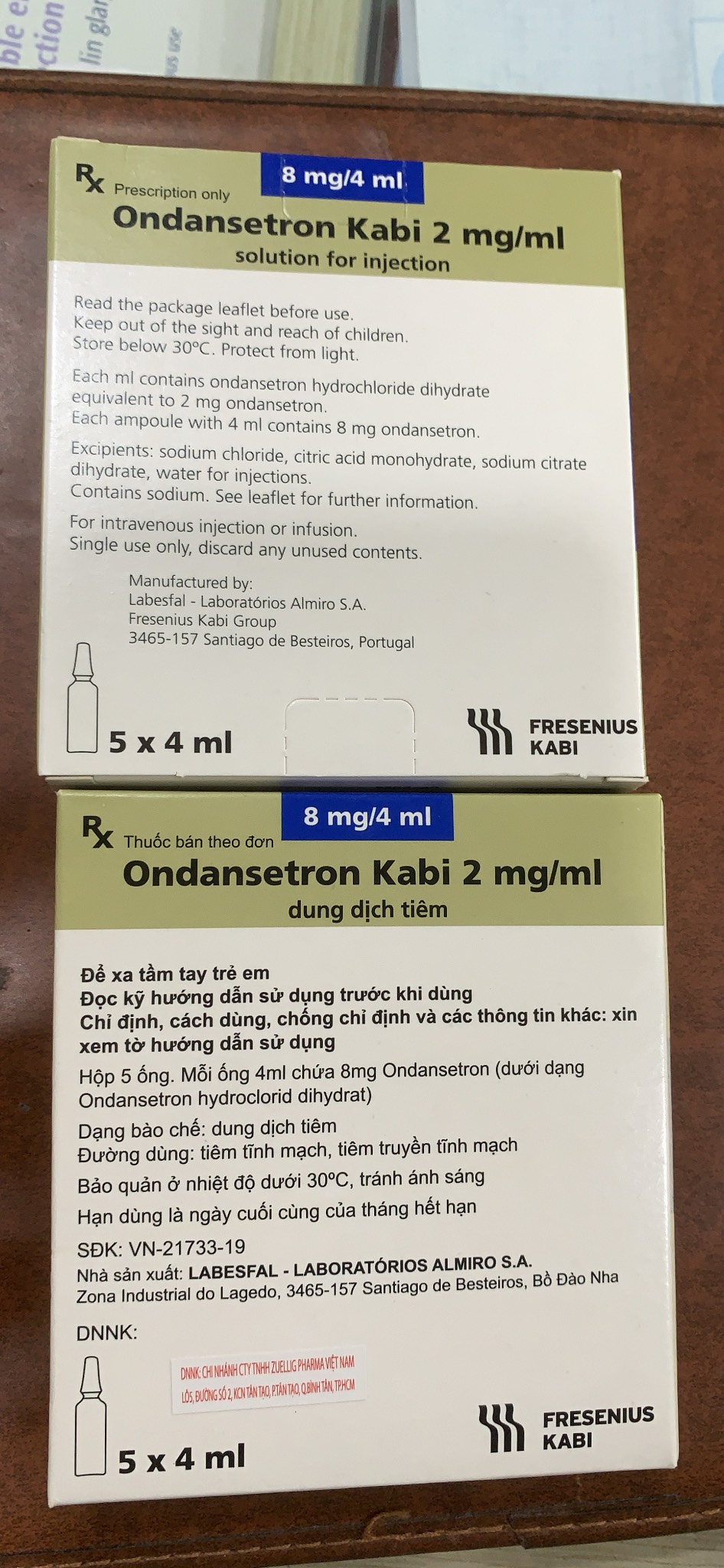 Ondansetron Kabi 8mg/4ml