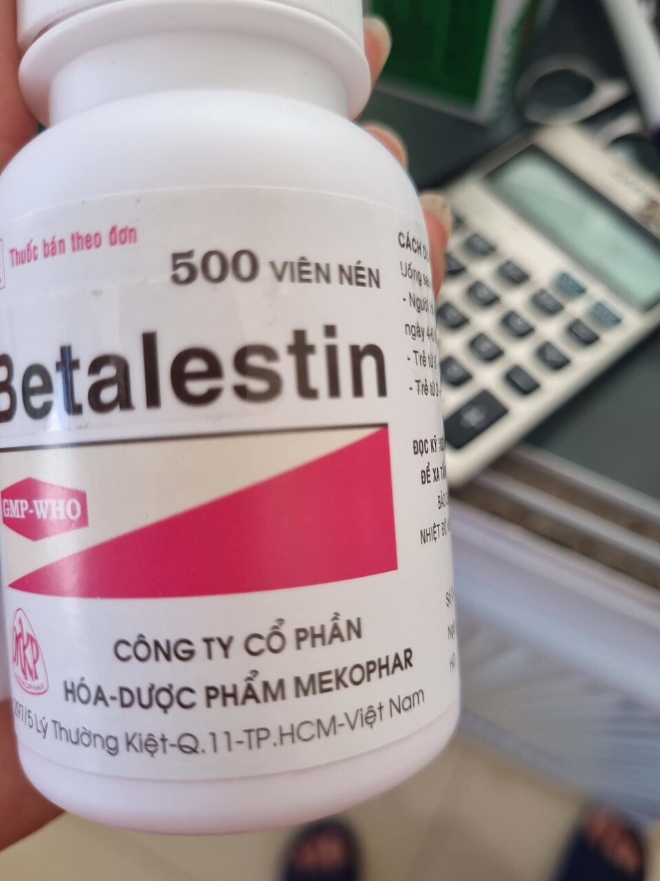 Betalestin 500 viên