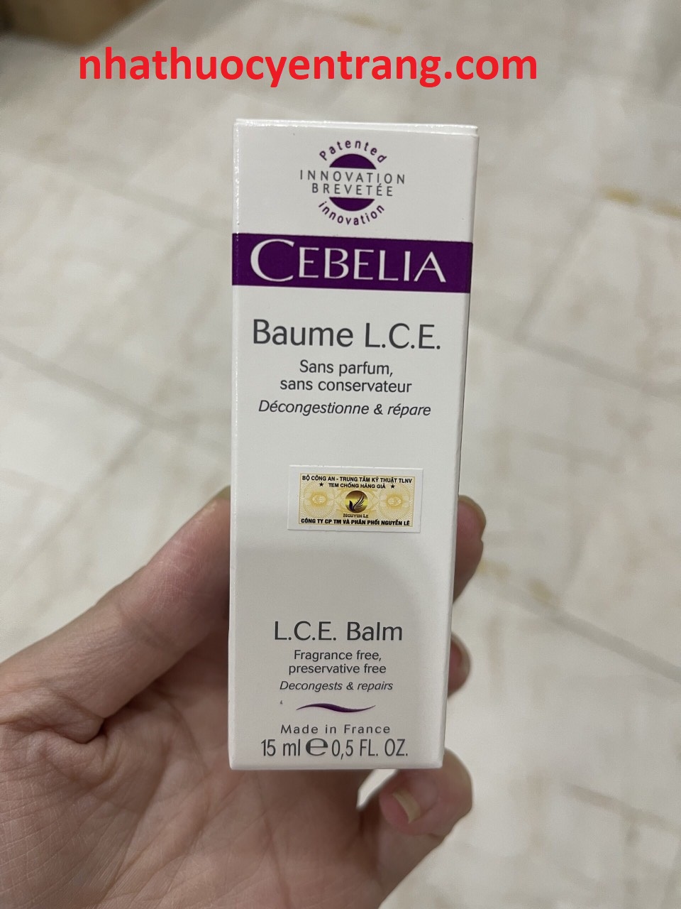 Gel đặc trị làm liền vết thương CEBELIA Baume LCE 15ml