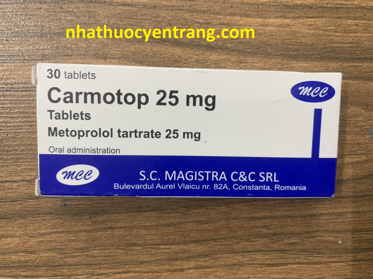 Carmotop 25mg