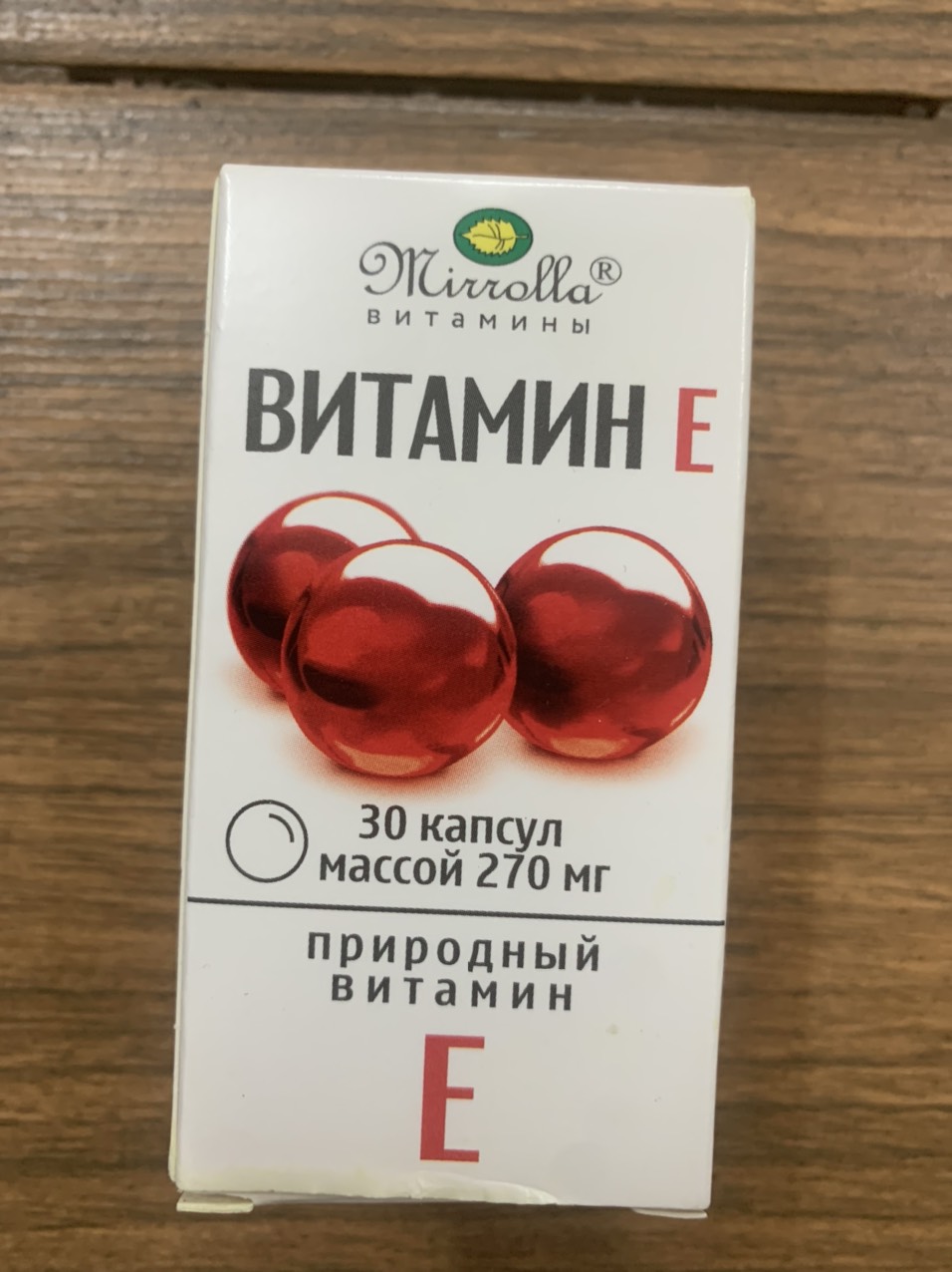 VITAMIN E ĐỎ MIRROLLA NGA 270MG