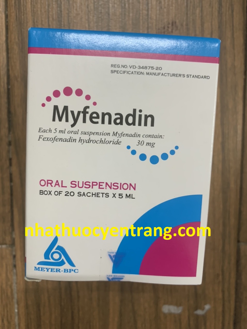 Myfenadin 30mg/5ml