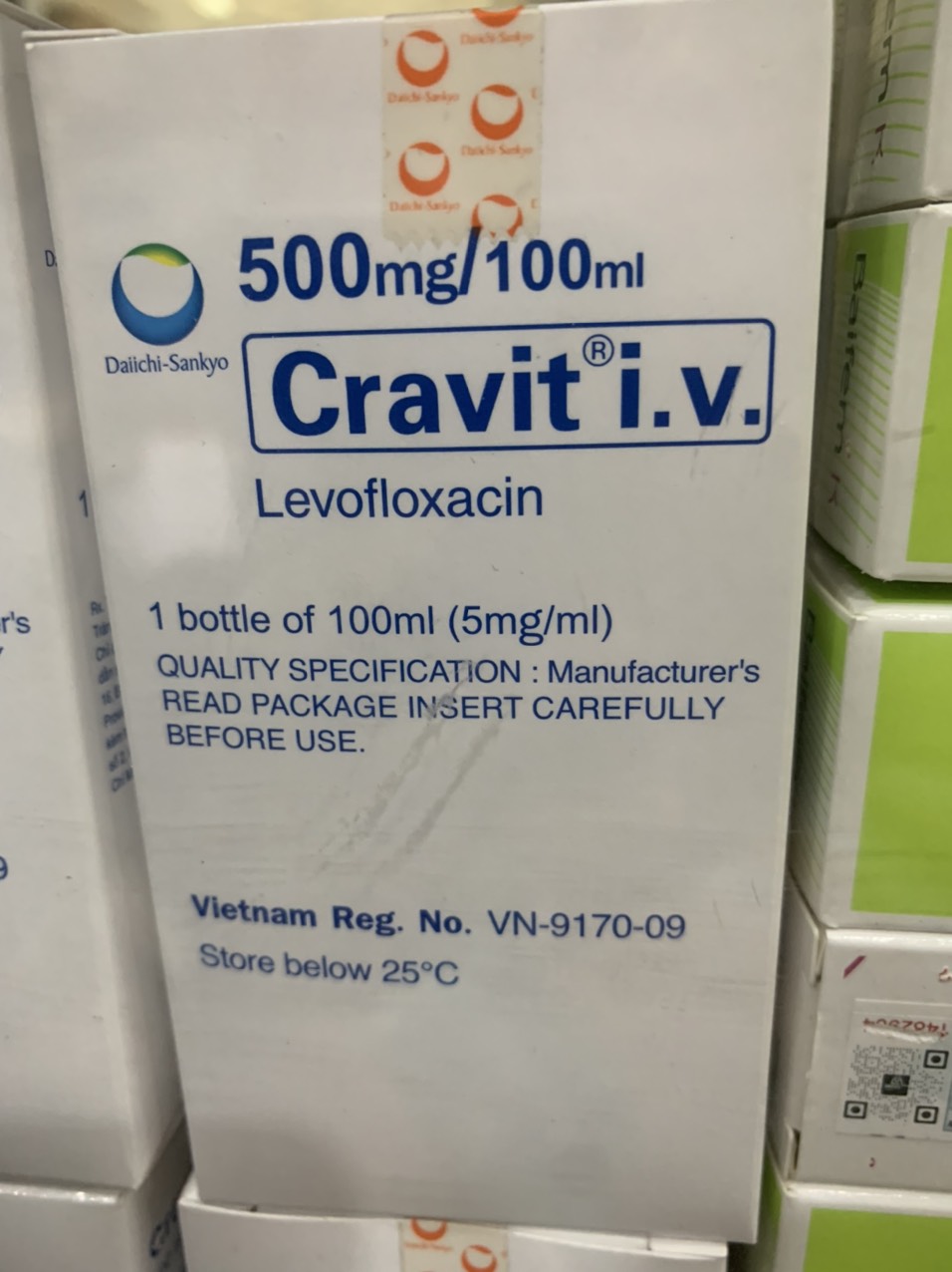 Cravit 500mg/100ml