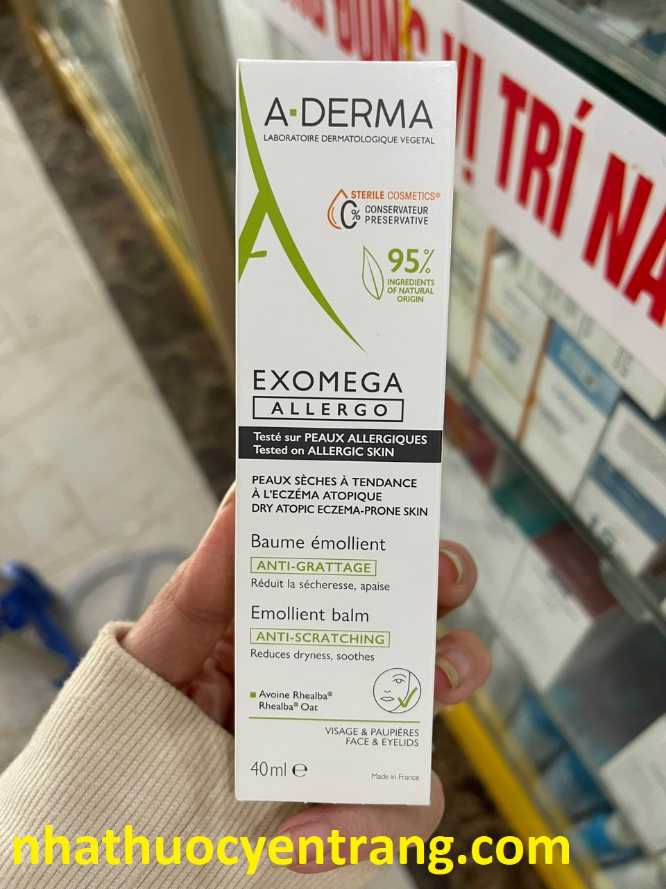 A-Derma Exomega Allergo 40ml