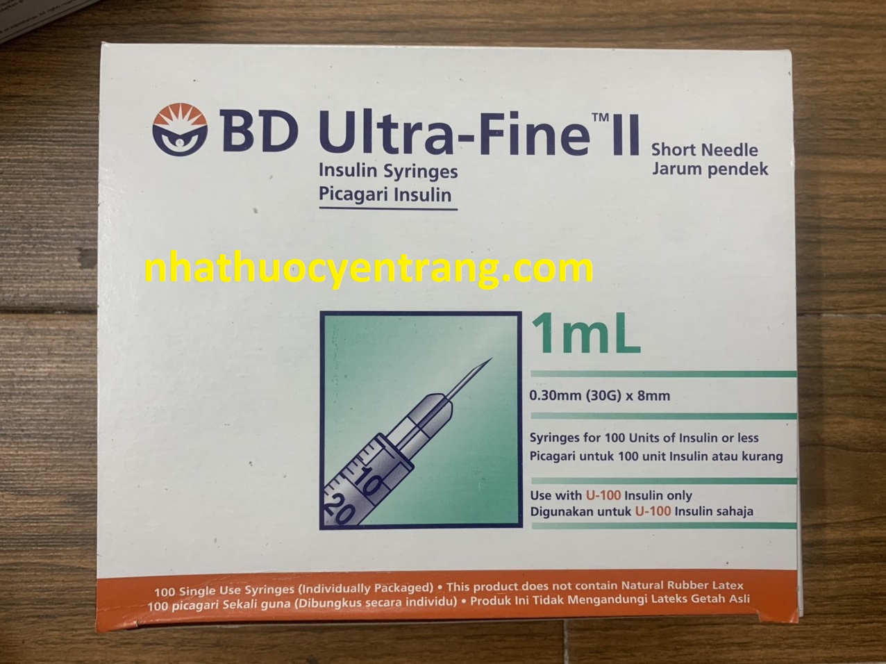 Bơm tiêm insulin BD Ultra-Fine II 1ml