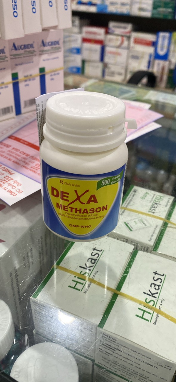 Dexamethason 0.5g lọ 500 viên