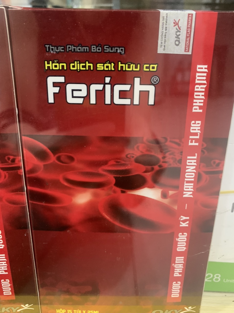 Hỗn dịch sắt hữu cơ Ferich